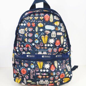 LeSportsac Classic Backpack – “What a Gem” Print – New Without Tags